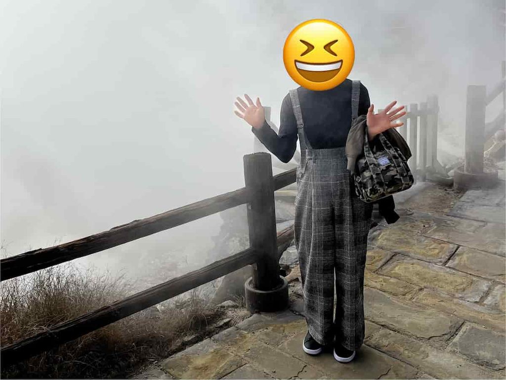 【長崎旅行log】雲仙福田屋で贅沢温泉三昧|じーじとばーばとの家族旅行第5弾 2026.3.21-22 2 雲仙地獄で大はしゃぎのばーばの写真