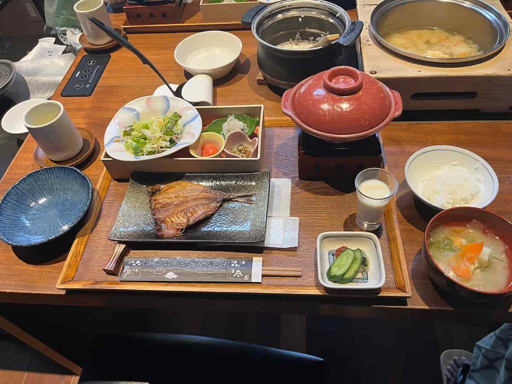 【長崎旅行log】雲仙福田屋で贅沢温泉三昧|じーじとばーばとの家族旅行第5弾 2026.3.21-22 4 雲仙福田屋でいただいた朝食の写真