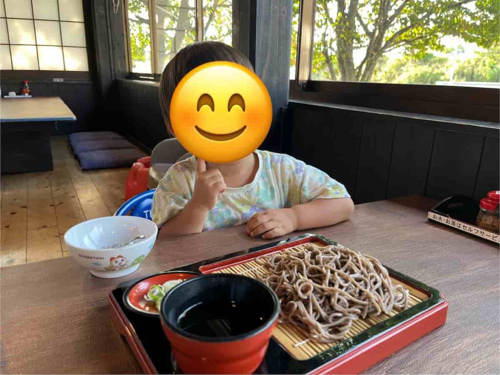 【キャンピングカー旅log】大分・熊本を巡る3泊4日ドライブ旅行 2026.8.25-27 11 だいこんやで食べたざるそばの写真