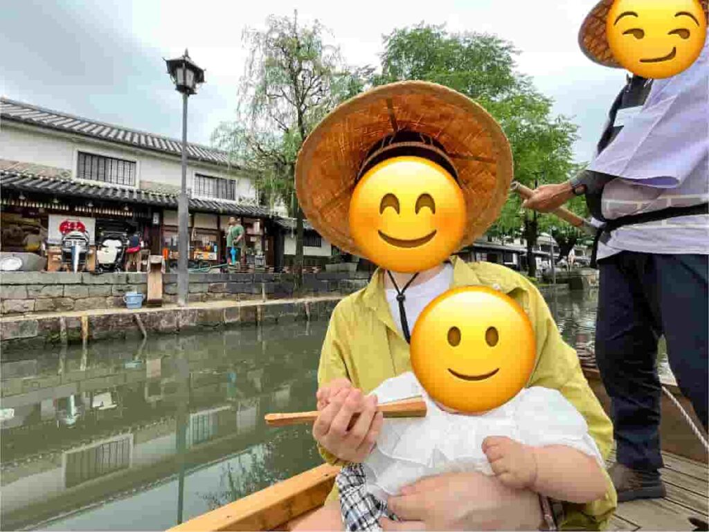 【神戸・岡山旅行log】異人館・倉敷・岡山後楽園を巡る旅 2024.6.27-29 16 倉敷の川下りの時の写真